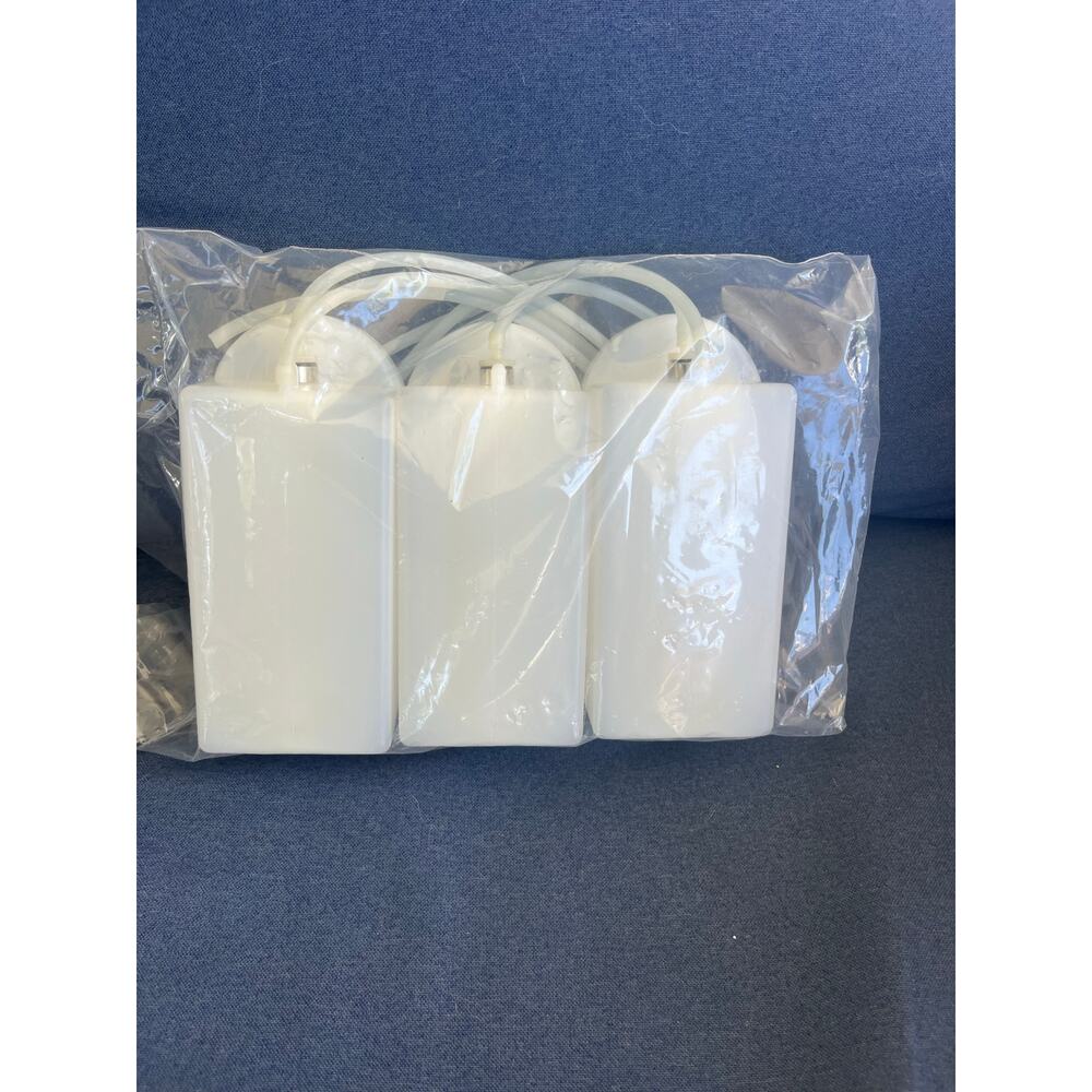 3 PC Fuel Tank Transparent Plastic Oil Box Gasoline Plane RC Model New